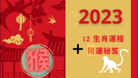 2023年運程 猴